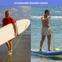 Spiral Adjustable Paddle Surf Leash - Invento Surf Estandar Beach