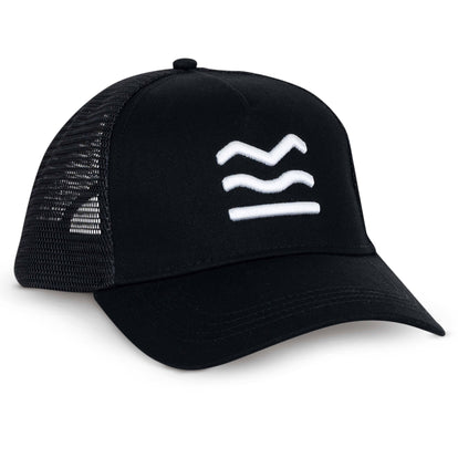 Gorra Trucker Negra para Hombre y Mujer - Talla única