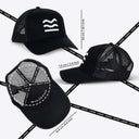 Gorra Trucker Negra para Hombre y Mujer - Talla única