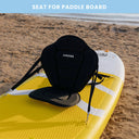 Asiento Paddle Surf y Kayak con 4 Correas Ajustables Negro