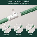 Remo Paddle Surf 2 en 1 de Aluminio para Kayak Tropical