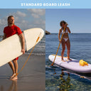 Paddle Board Leash in Spiral Enjoyer