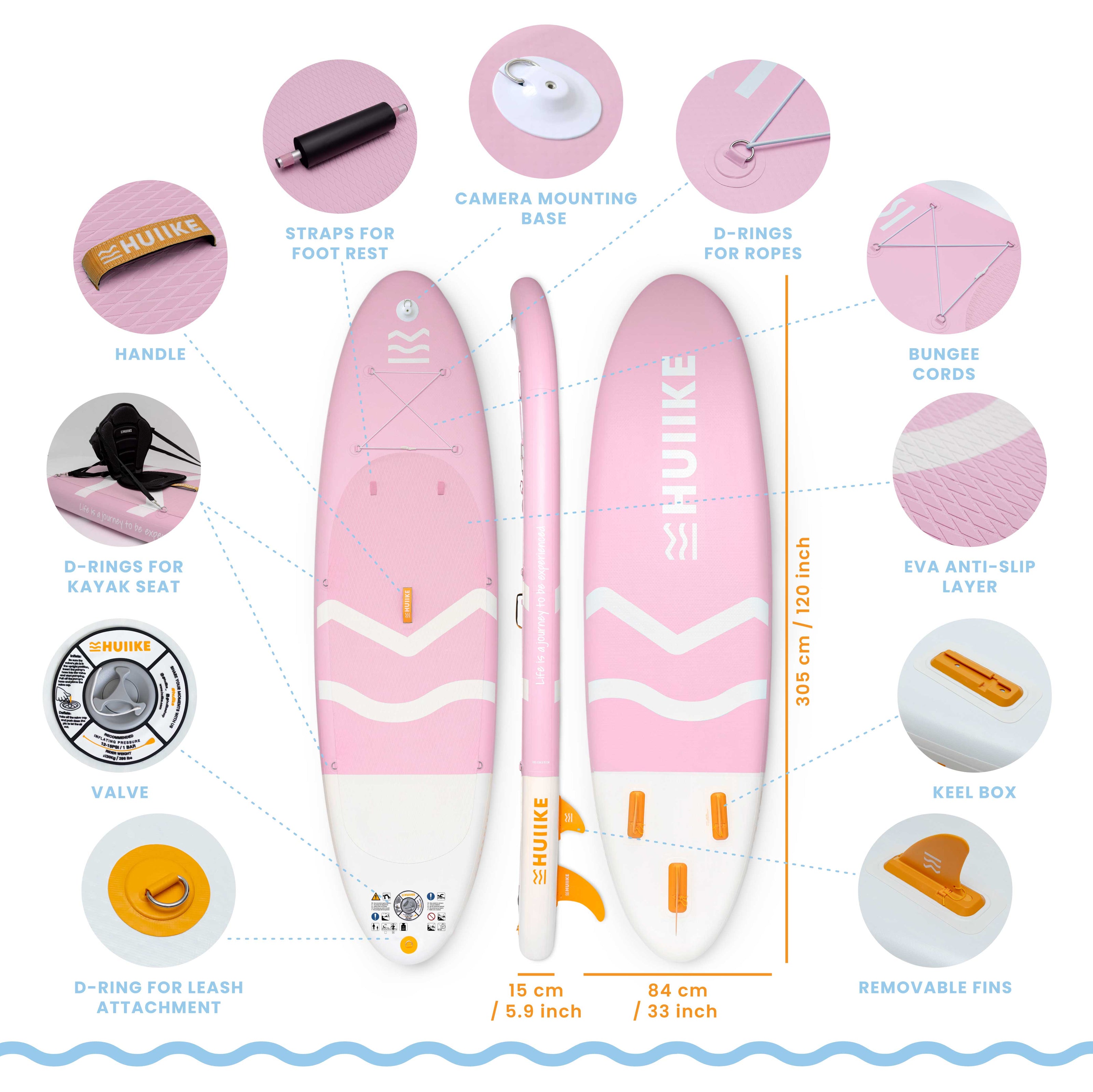Pink Enjoyer – Tabla de Paddle Surf con accesorios Premium