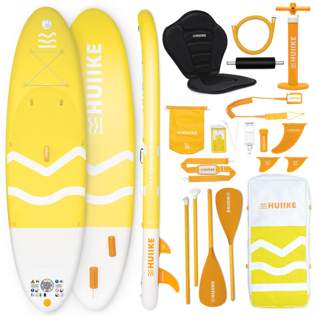 Yellow Enjoyer – Tabla de Paddle Surf con accesorios Premium
