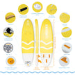 Yellow Enjoyer – Paddle Surfboard med premiumtillbehör