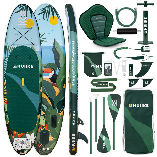 Tropical – Tabla de Paddle Surf con accesorios Premium