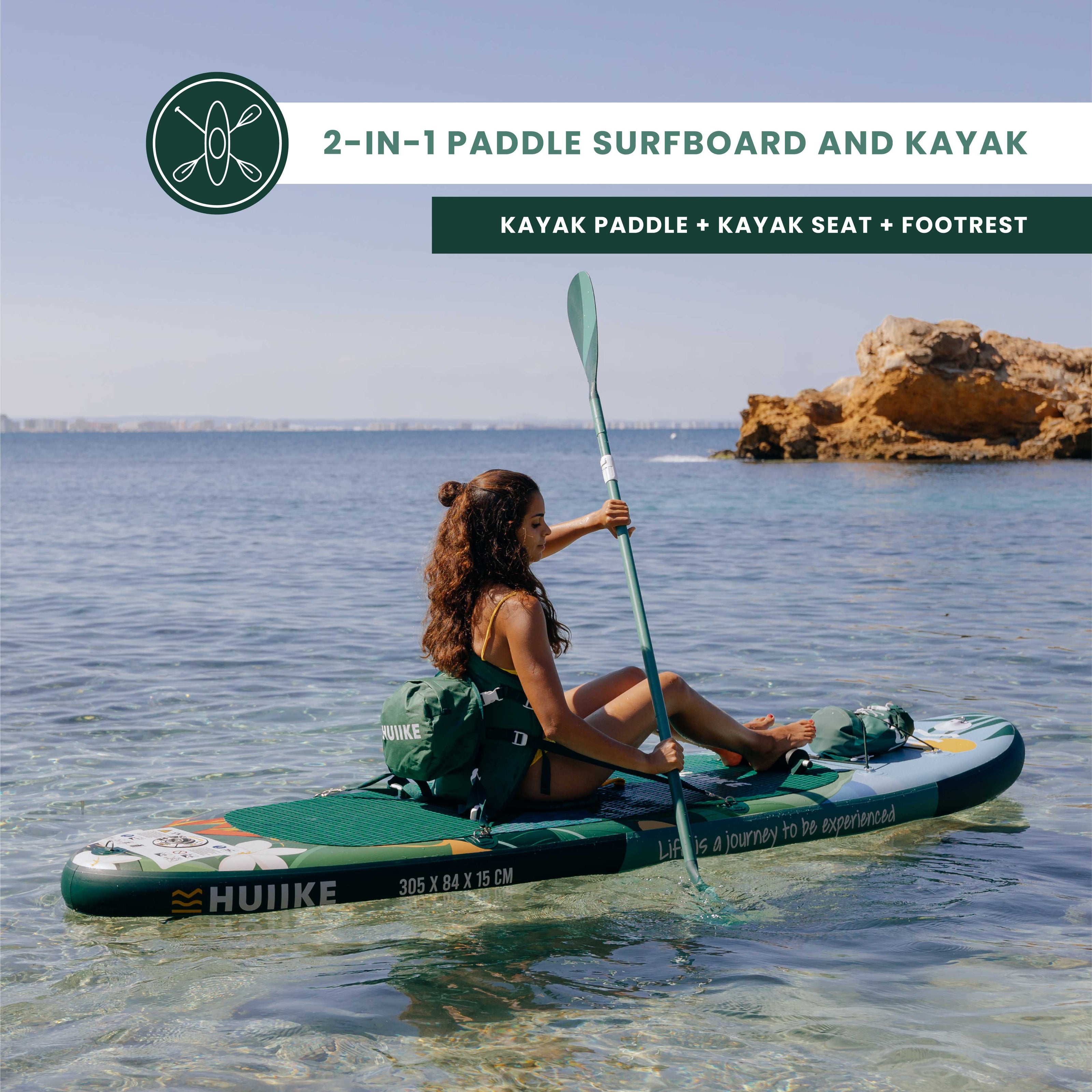 Tropical – Tabla de Paddle Surf con accesorios Premium