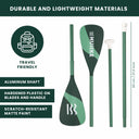 Remo Paddle Surf 2 en 1 de Aluminio para Kayak Tropical