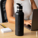 Edelstahl-Wasserflasche 750 ml - Full Black