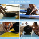 Paddle Surf and Kayak Seat with 4 Adjustable Straps Black
