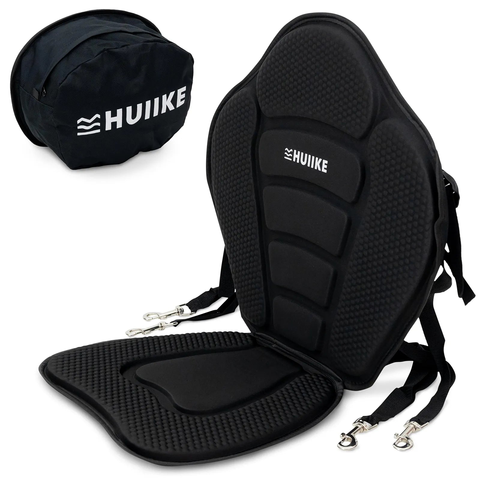 HLOGREE Kit Riparazione Sedile Kayak - 2 Clip E 4 Cinghie Di Ricambio - Accessori Universali Per Cinture A Pulsante