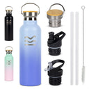 Vattenflaska i rostfritt stål 750 ml – Blue Ocean