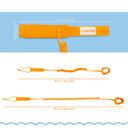 Justerbar spiralformad leash för paddleboard – Invento Surf Estandar Enjoyer