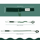 Justerbar spiralformad leash för paddleboard – Invento Surf Estandar Tropical