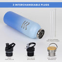 Vattenflaska i rostfritt stål 750 ml – Blue Ocean