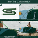 Transportrem för paddleboard, universal, tropisk