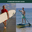 Justerbar spiralformad leash för paddleboard – Invento Surf Estandar Tropical