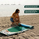 Manuell paddle surf-pump med dubbel funktion, Tropical