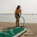 Manuell paddle surf-pump med dubbel funktion, Tropical