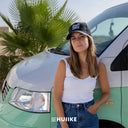 Svart truckerkeps för män och kvinnor – en storlek